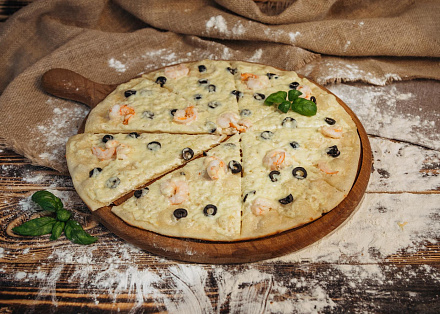 Фото - Пицца с креветками - Stranke.Food